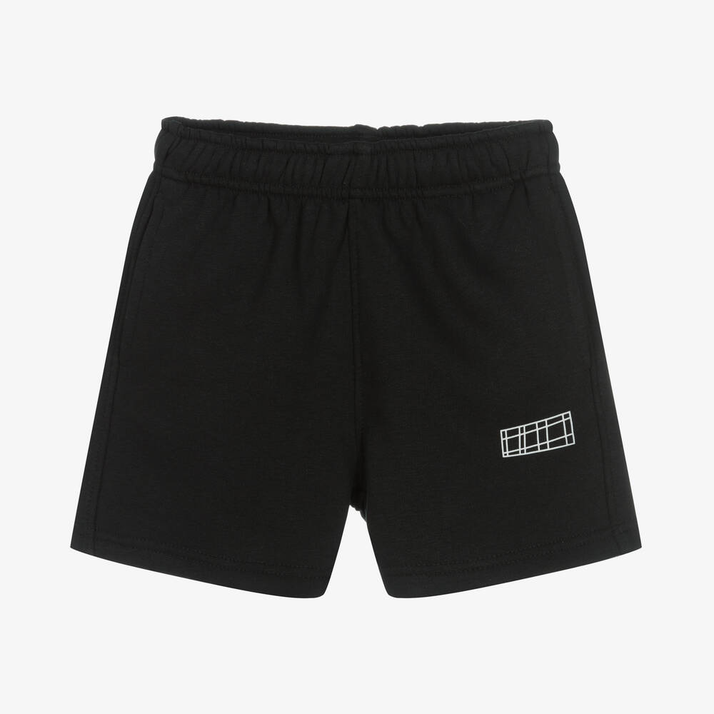 Molo-Boys Black Cotton Jersey Shorts | Childrensalon Outlet
