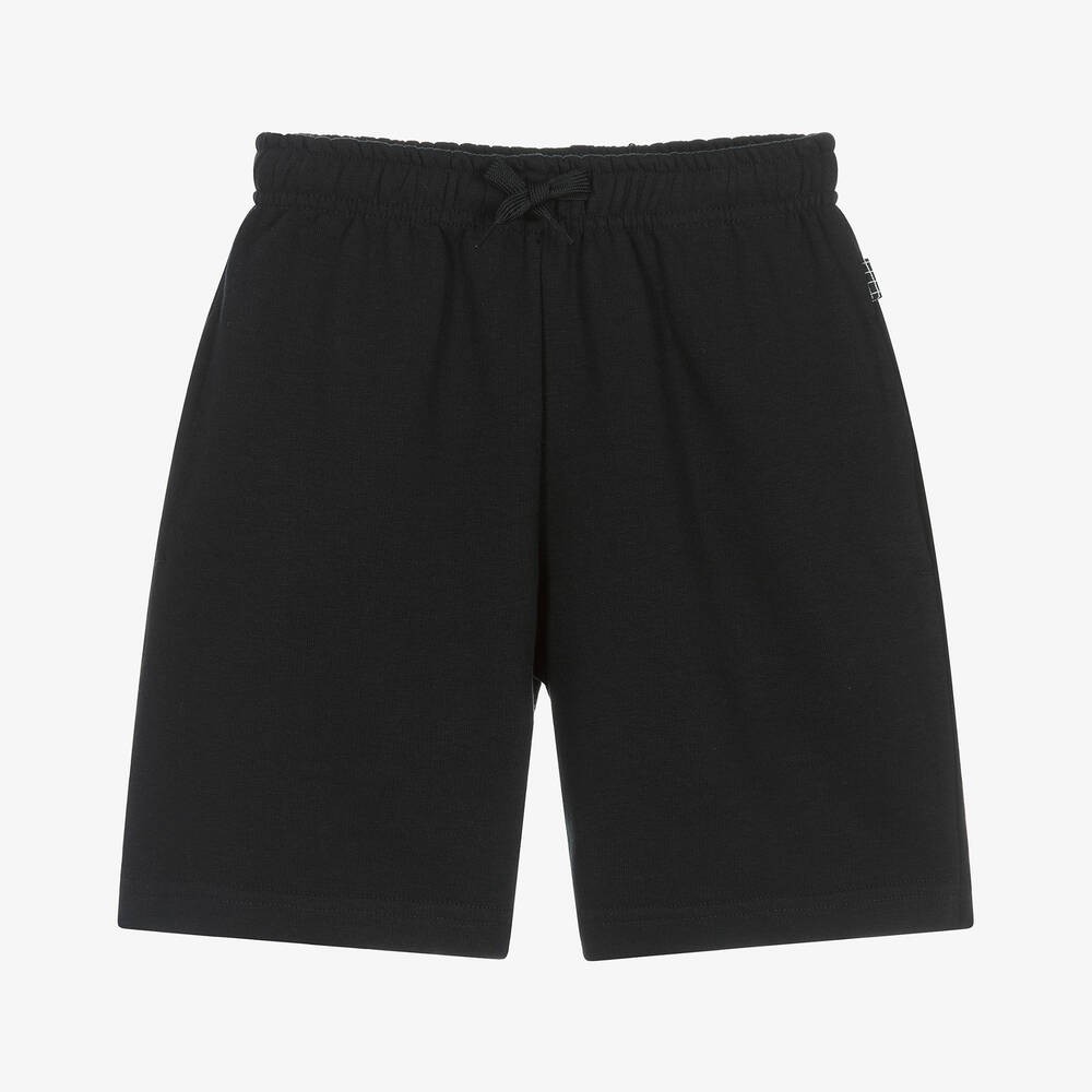 Molo-Boys Black Cotton Shorts | Childrensalon Outlet