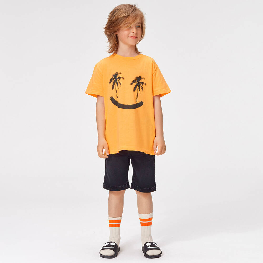 Molo-Boys Black Denim Shorts | Childrensalon Outlet