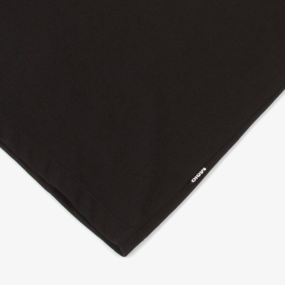 Molo-تيشيرت وجه سعيد أسود للأولاد | Childrensalon Outlet