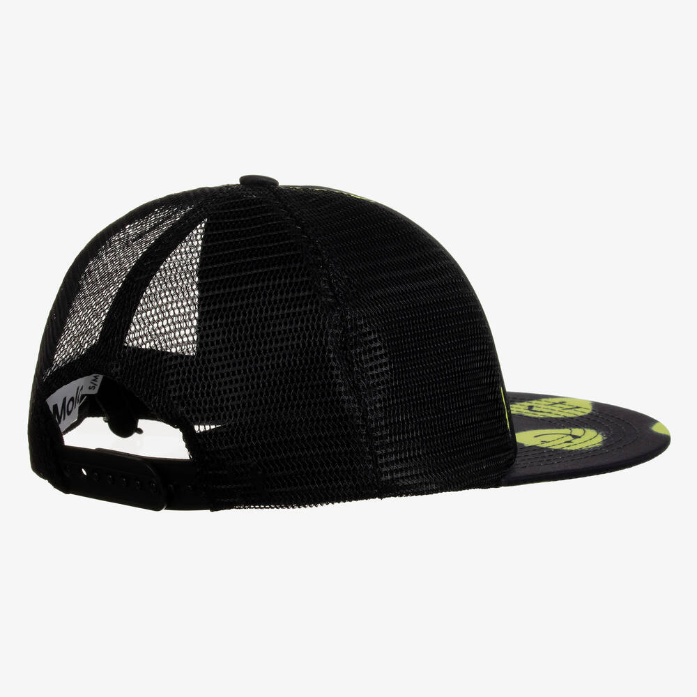 Molo-Boys Black Happy Sunny Hat | Childrensalon Outlet