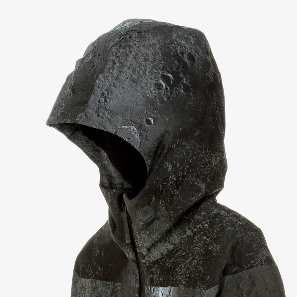 Molo-Boys Black Moon Print Technical Ski Jacket | Childrensalon Outlet