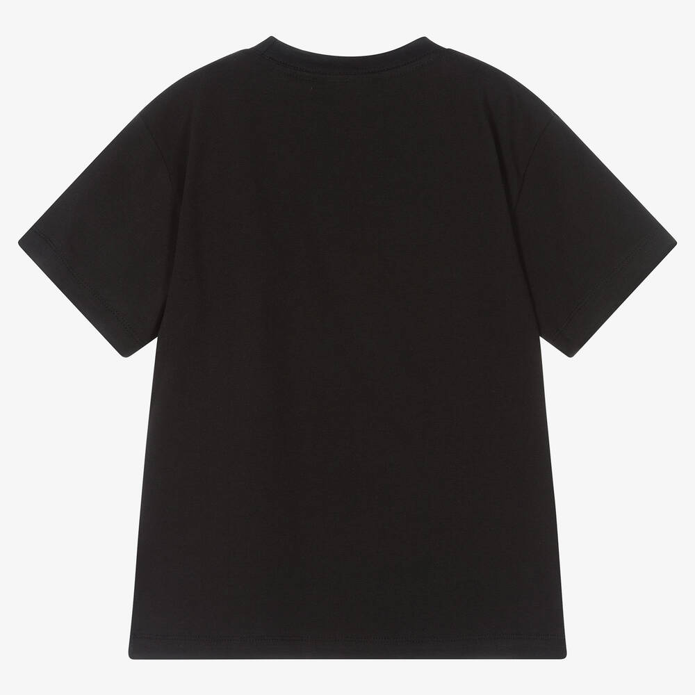 Molo-Черная футболка из органического хлопка | Childrensalon Outlet