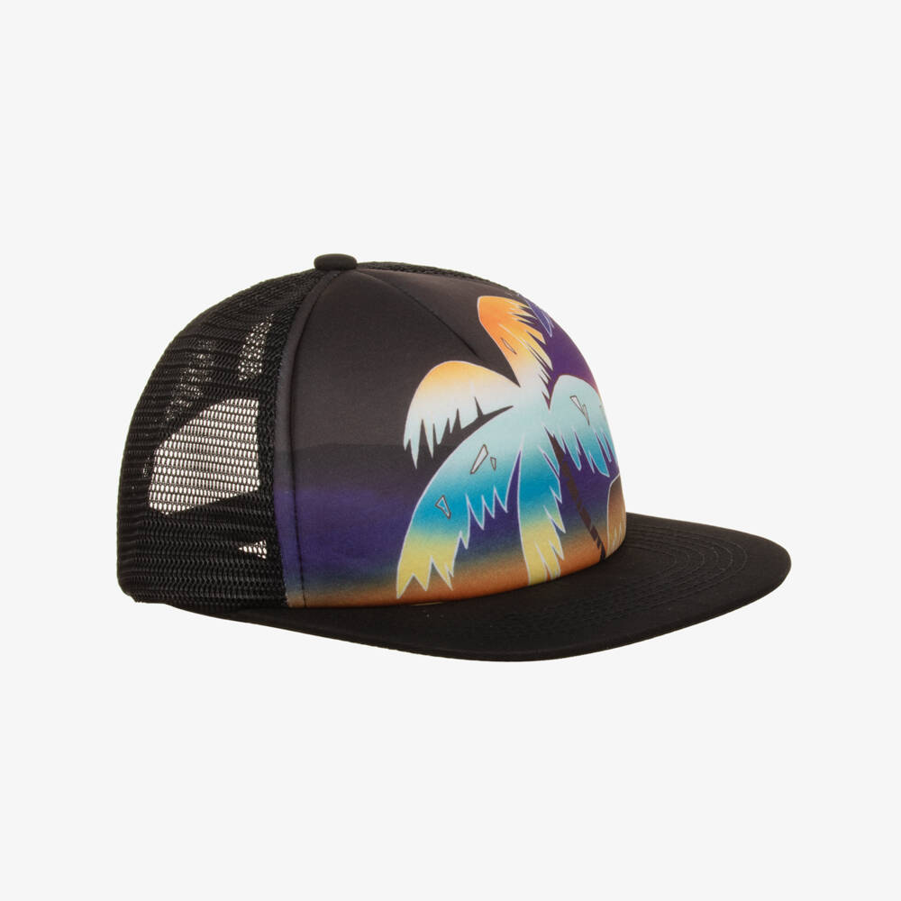 Molo-Boys Black Palm Tree Cap | Childrensalon Outlet