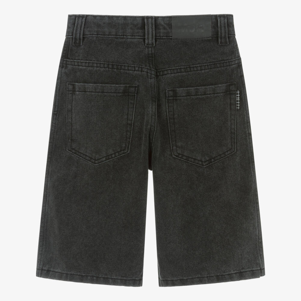Molo-Boys Black Relaxed Denim Shorts | Childrensalon Outlet