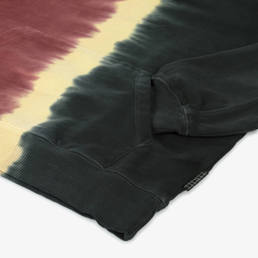 Molo-Boys Black Split Dye Hoodie | Childrensalon Outlet