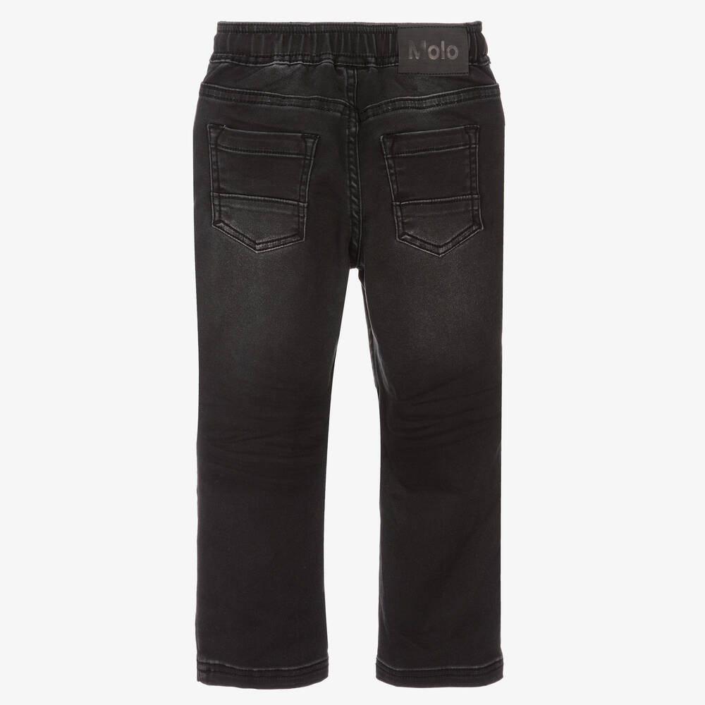 Molo-Boys Black Straight Jeans | Childrensalon Outlet