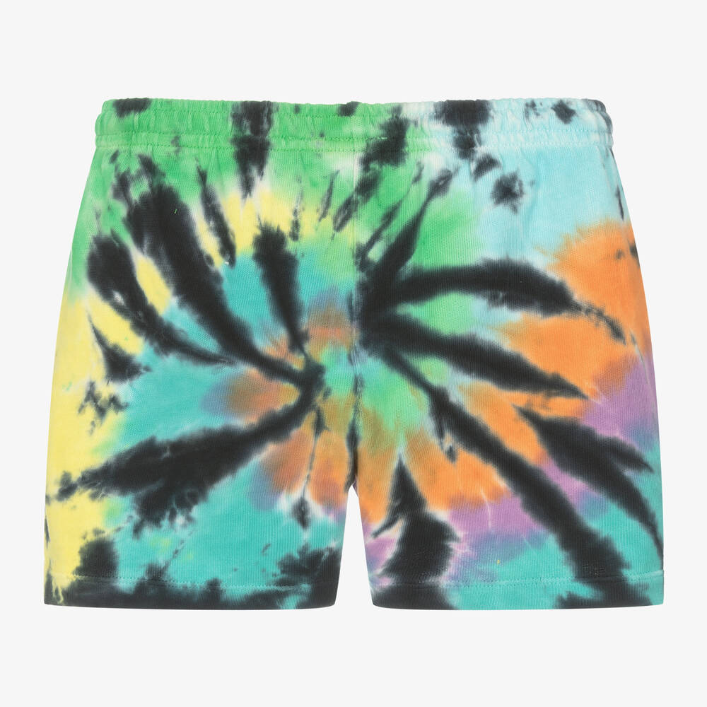 Molo-Boys Black Tie-Dye Organic Cotton Shorts | Childrensalon Outlet