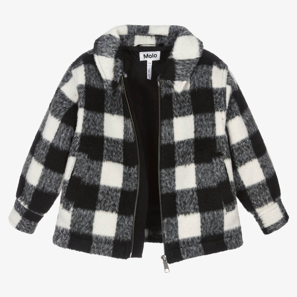 Black and white checkered jacket online