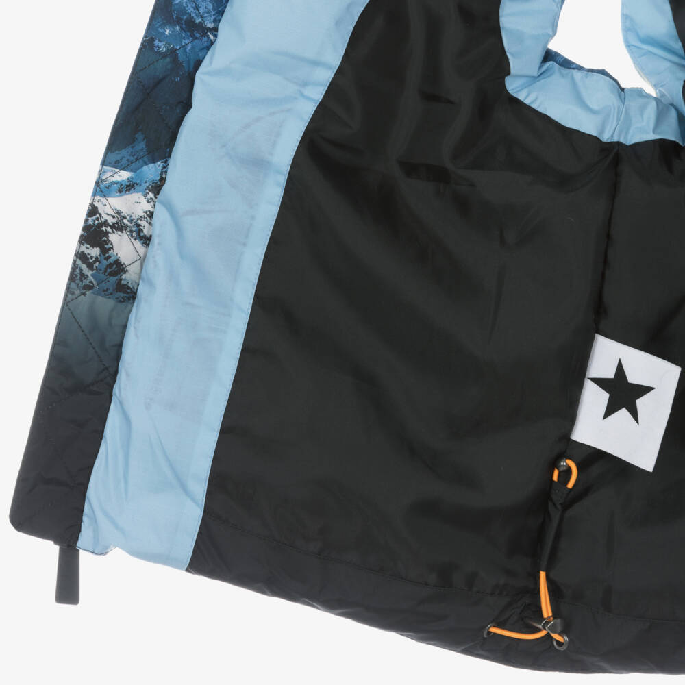 مولو-جيليه بافر بطبعة جبل لون أزرق للأولاد | Childrensalon Outlet