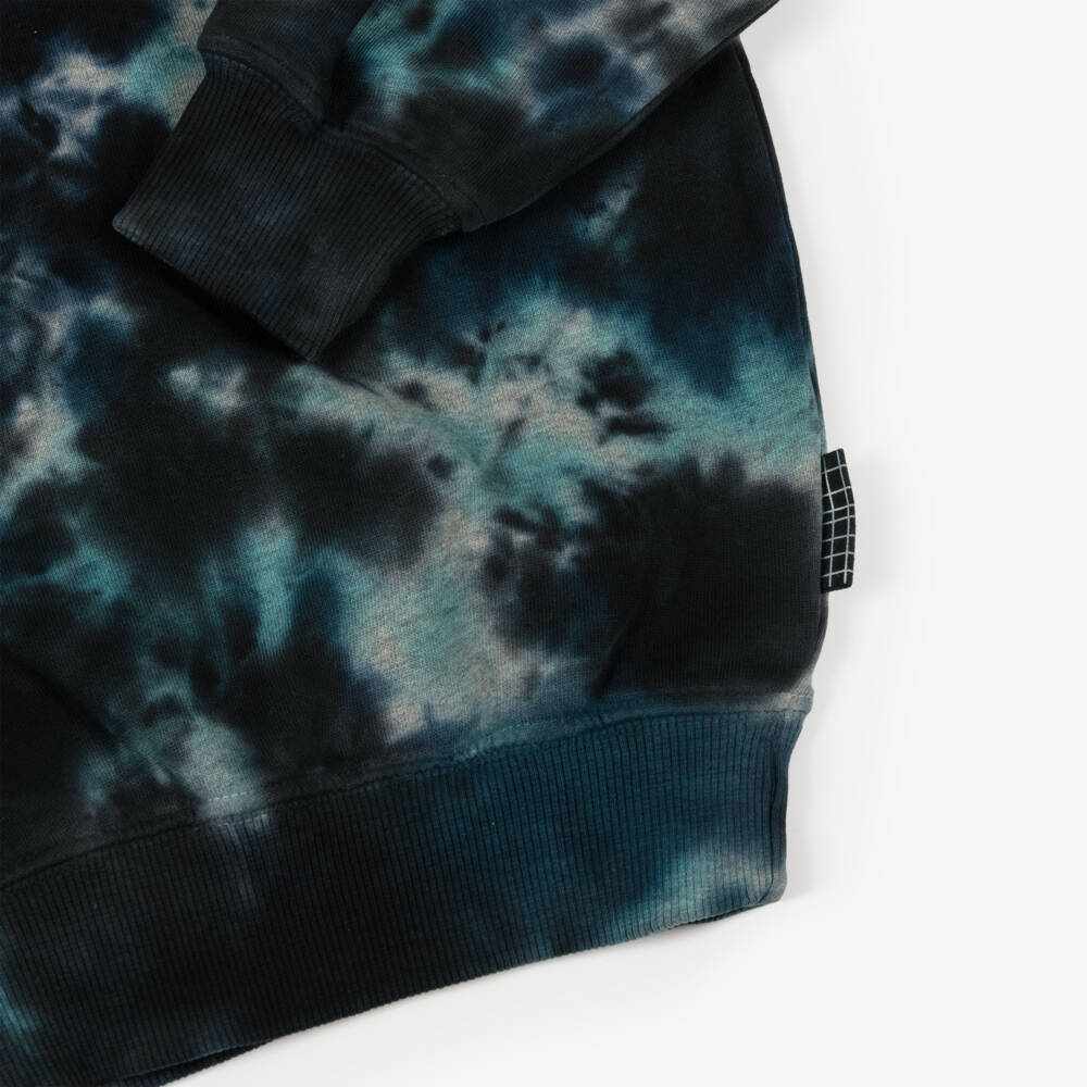 Molo-Boys Blue Artisan Dye Cotton Pullover | Childrensalon Outlet