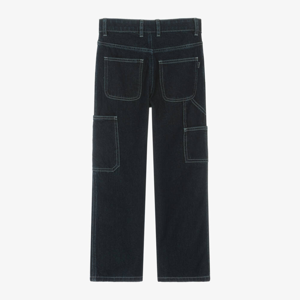 Molo-جينزقطن دنيم بقصة مريحة لون أزرق غامق | Childrensalon Outlet