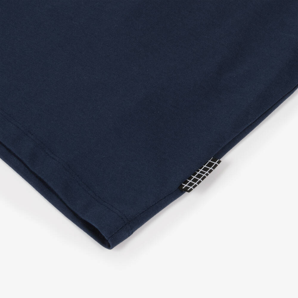 Molo-تيشيرت قطن عضوي جيرسي لون كحلي للأولاد | Childrensalon Outlet