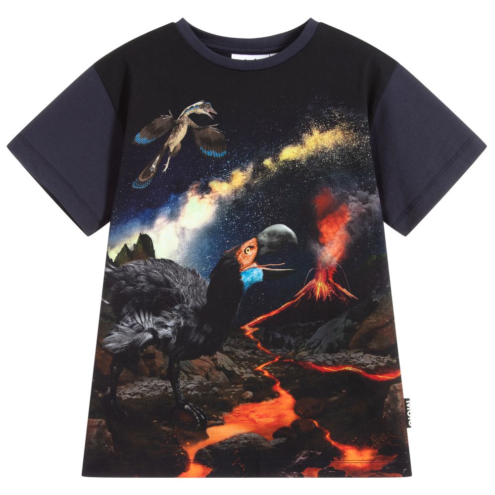 Molo - Blaues T-Shirt aus Baumwolle für Jungen | Childrensalon