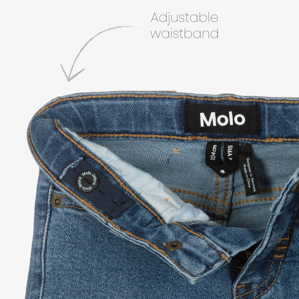 Molo-Синие хлопковые джинсы | Childrensalon Outlet