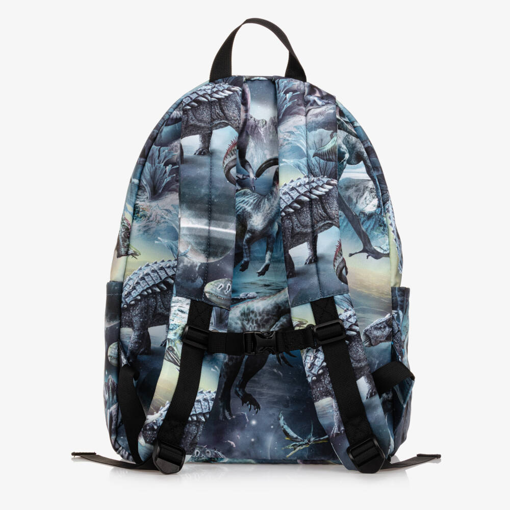 Molo-Boys Blue Dino Adventure Backpack | Childrensalon Outlet