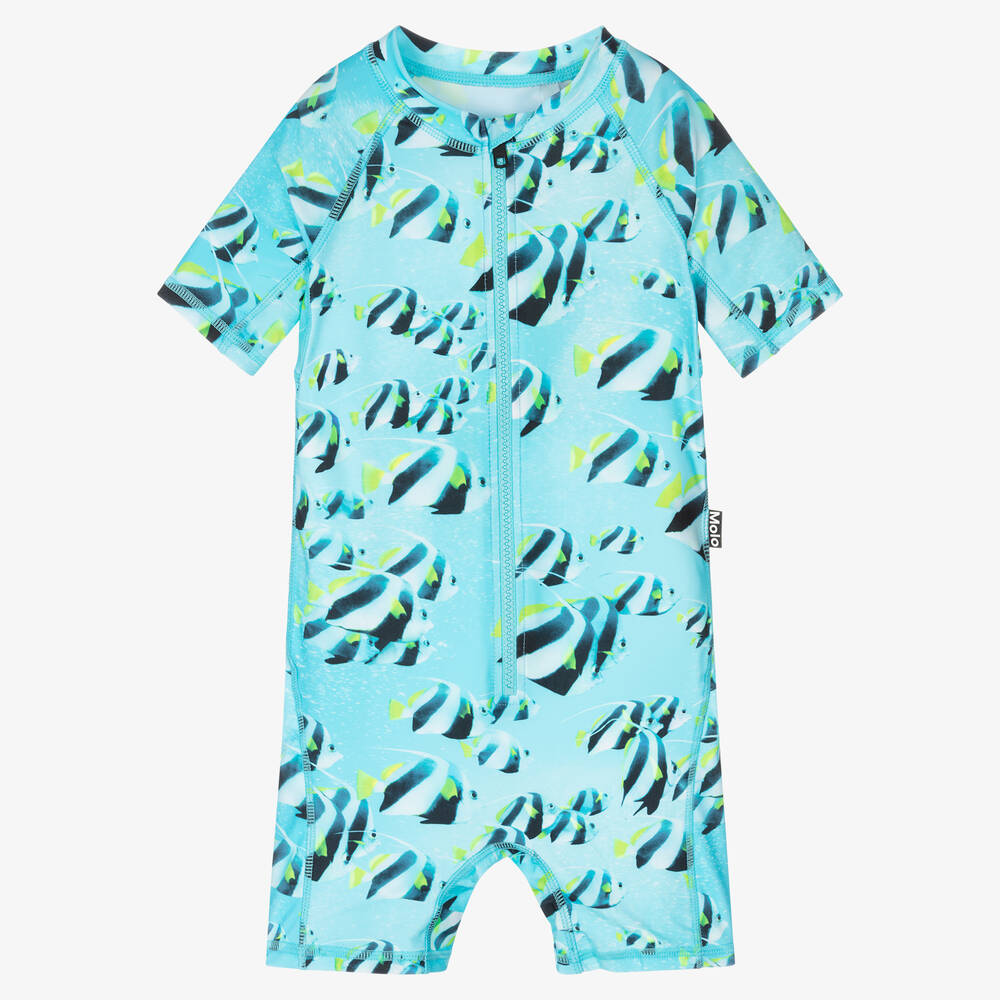 Molo - توب سباحة لون أزرق للأولاد (UPF 50+) | Childrensalon