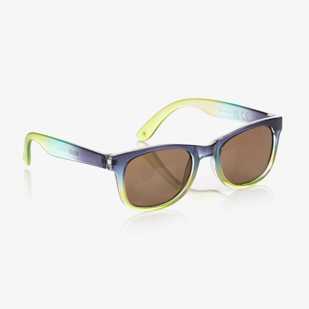 Molo - Sonnenbrille blau & grün (UVA/UVB) | Childrensalon