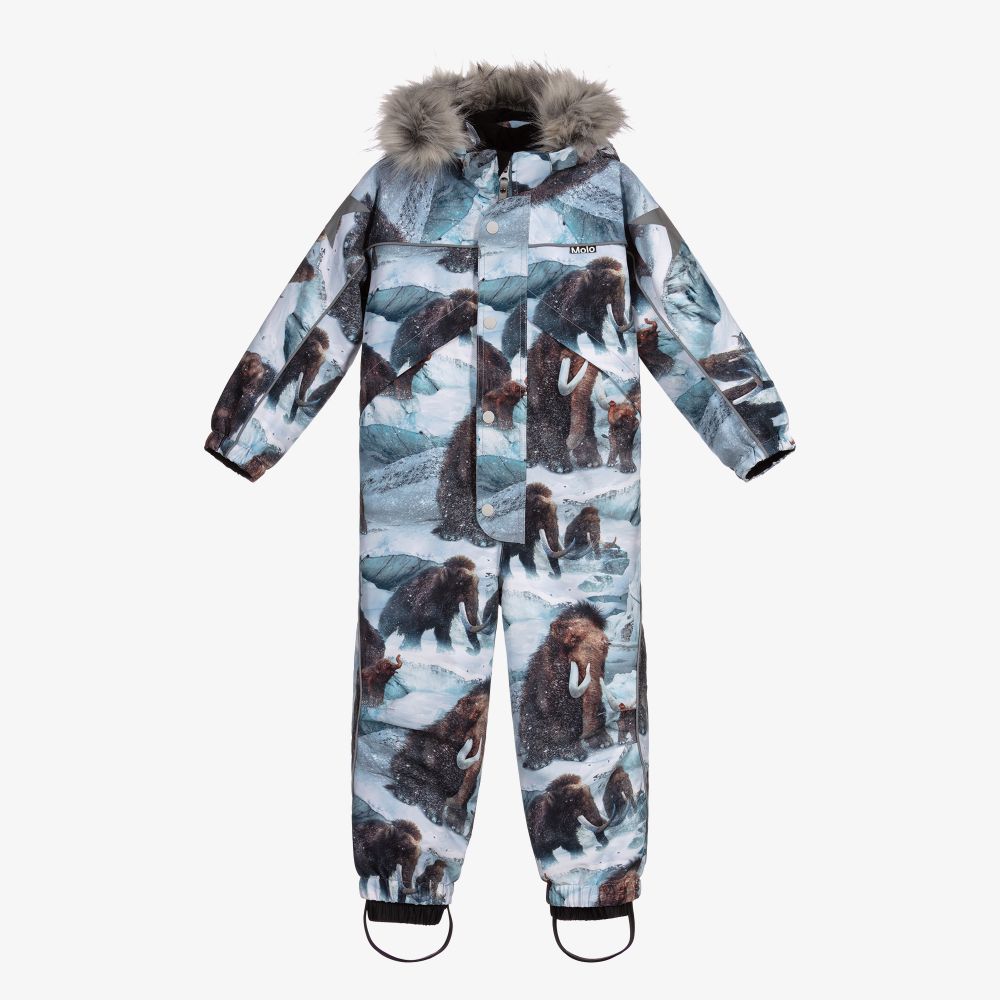 Molo - Combinaison de ski bleue Mammouth Garçon | Childrensalon