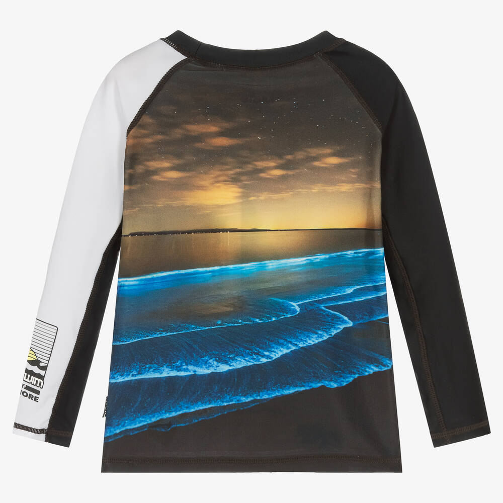 Molo-Boys Blue Ocean Sun Protective Top (UPF50+) | Childrensalon Outlet
