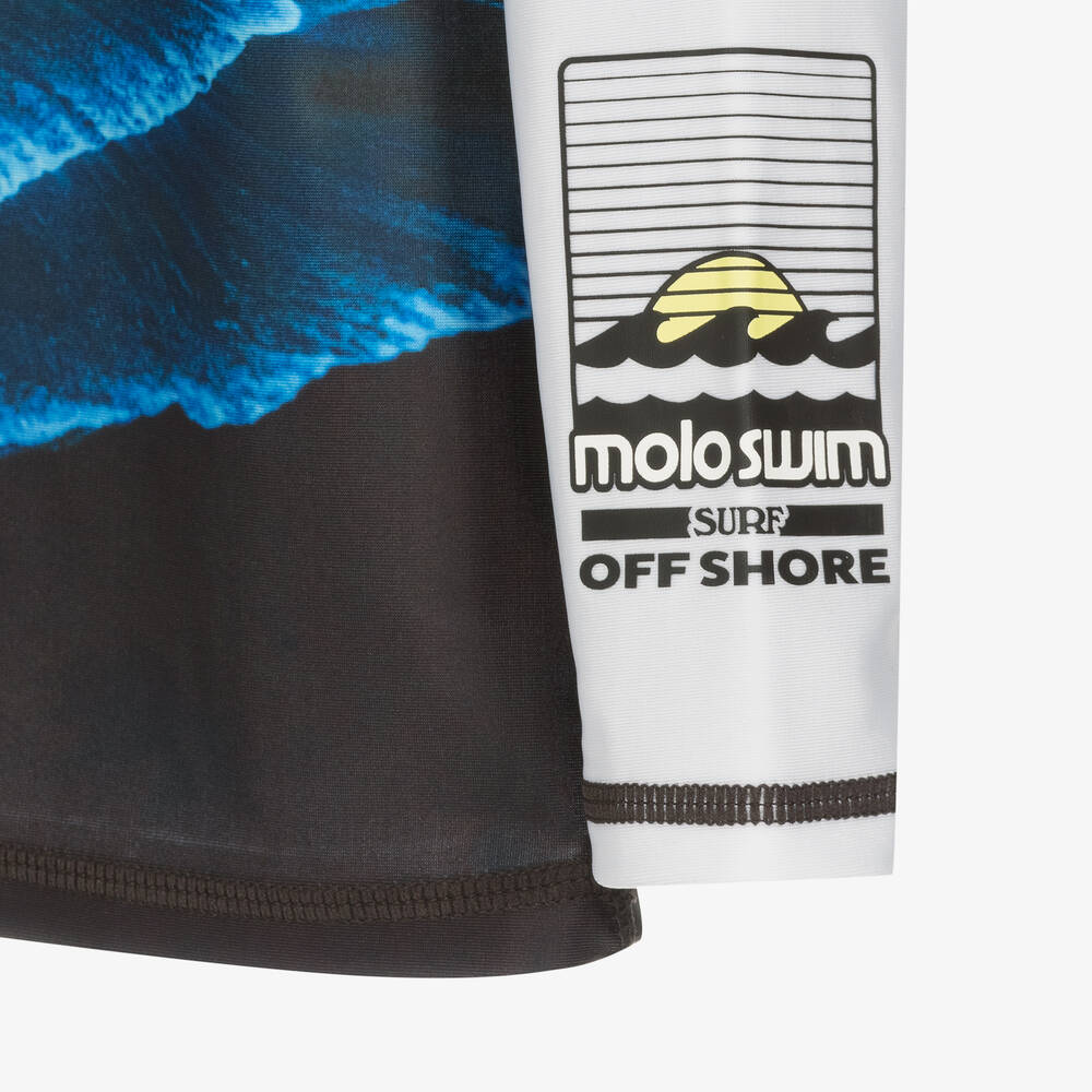 Molo-Boys Blue Ocean Sun Protective Top (UPF50+) | Childrensalon Outlet