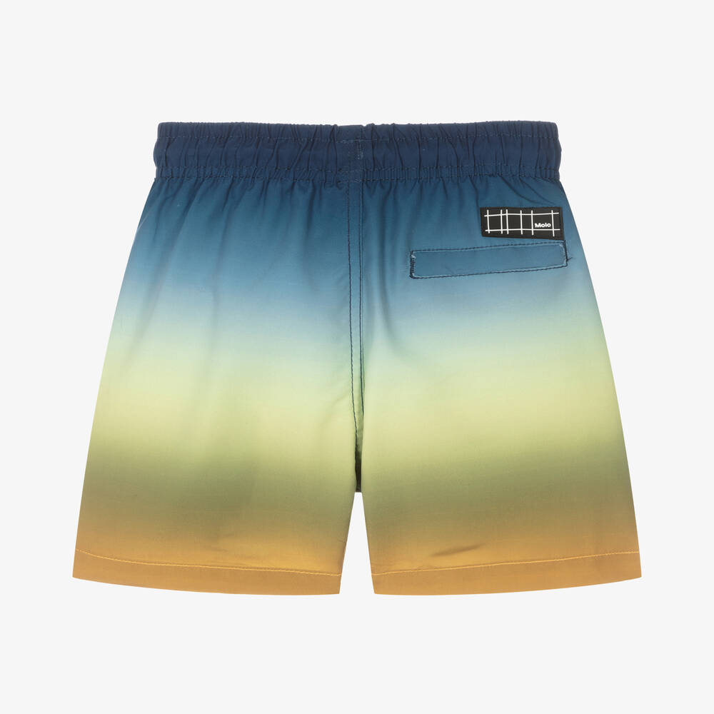 Molo-Boys Blue Ombré Swim Shorts (UPF50+) | Childrensalon Outlet