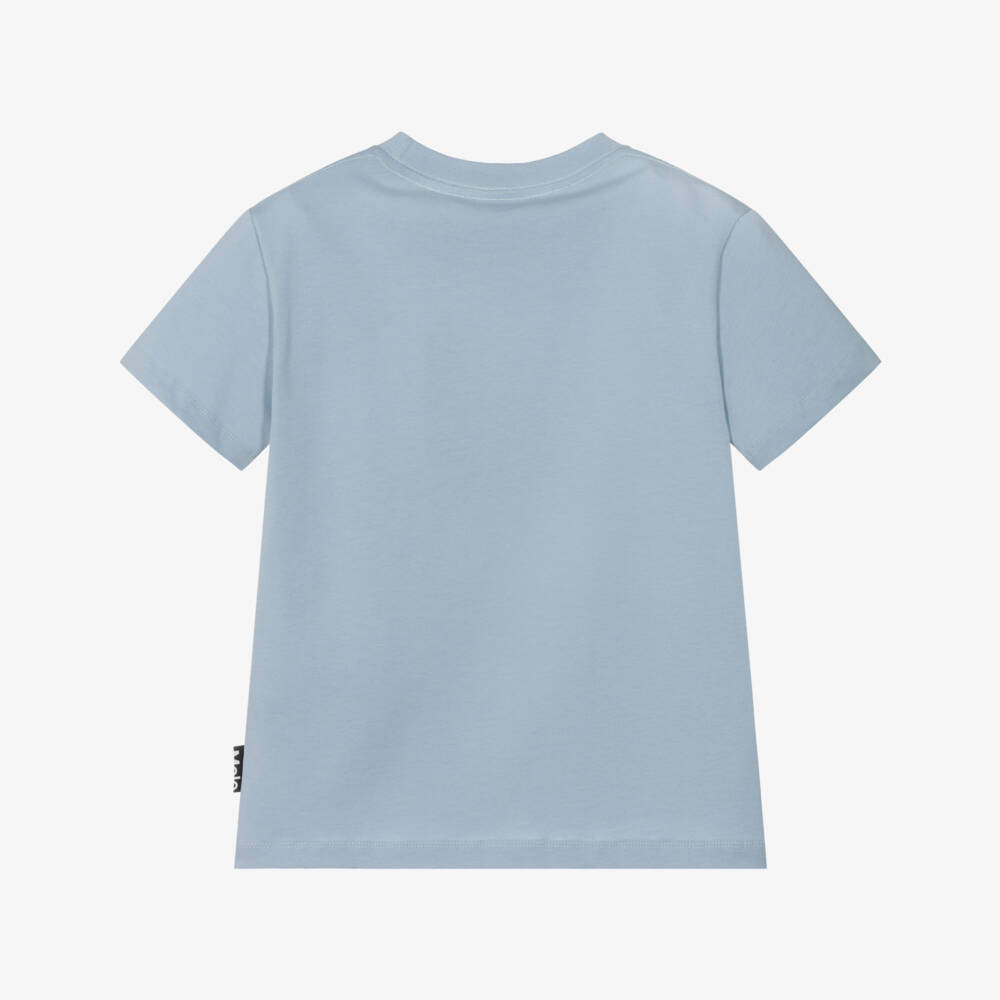 Molo-Футболка с динозаврами для мальчиков синяя | Childrensalon Outlet