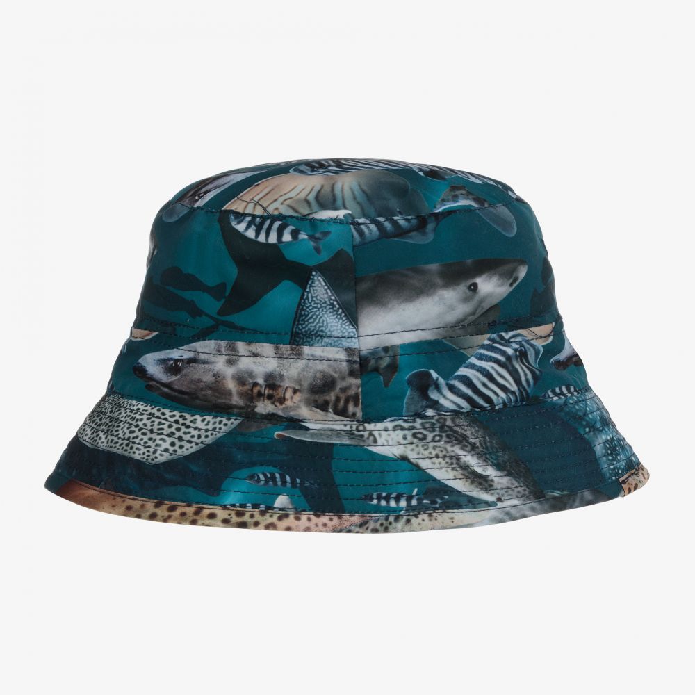 Molo-قبعة لون أزرق للأولاد (UPF 50+) | Childrensalon Outlet