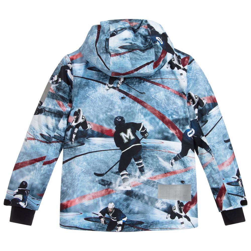 Molo-Boys Blue Ski Jacket  | Childrensalon Outlet