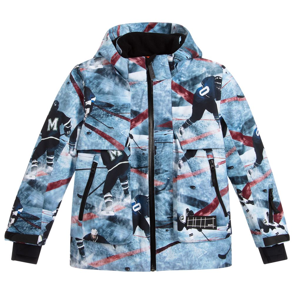 Molo - Veste de ski bleue Garçon  | Childrensalon