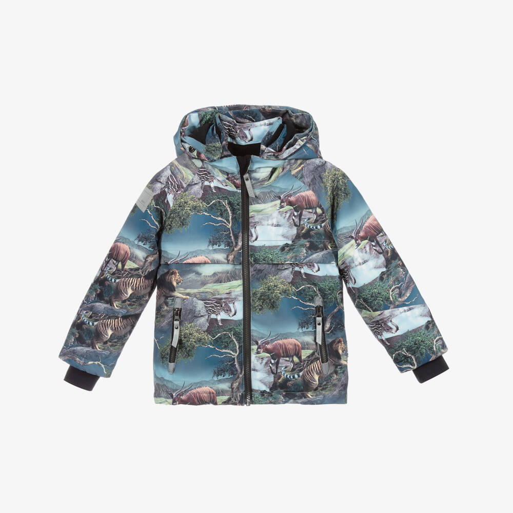 Molo-Голубая лыжная куртка для мальчиков | Childrensalon Outlet