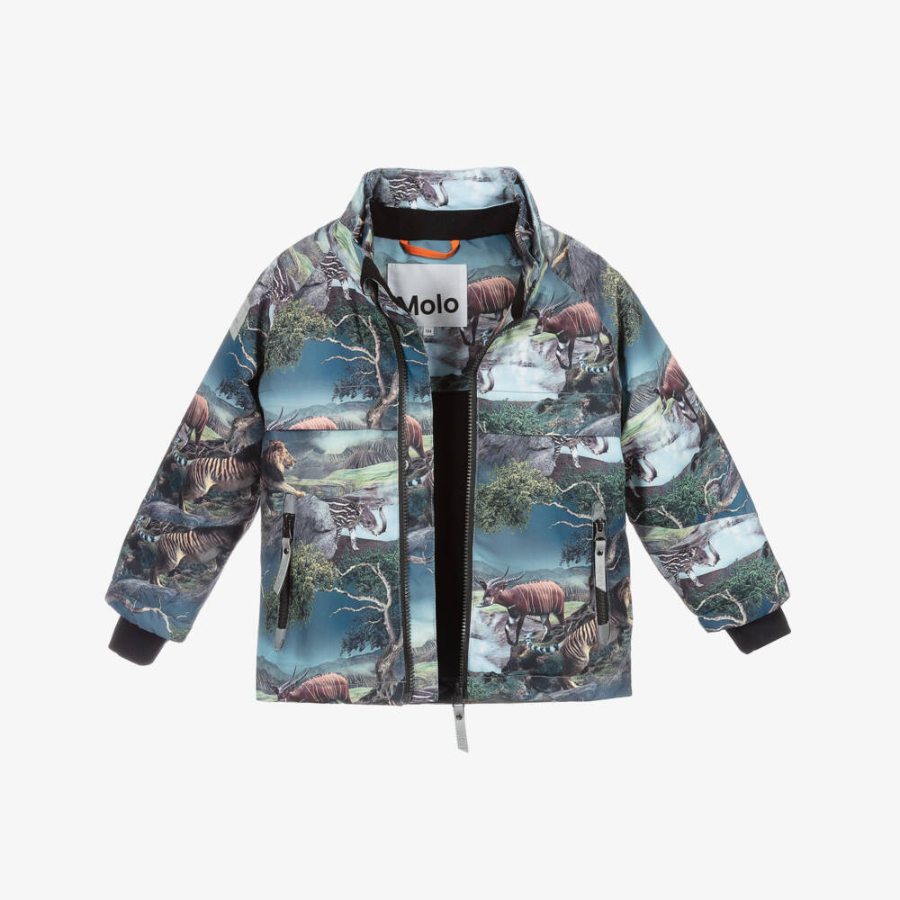 Molo-Голубая лыжная куртка для мальчиков | Childrensalon Outlet