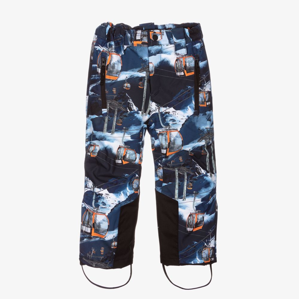 Molo - Boys Blue Ski Trousers | Childrensalon