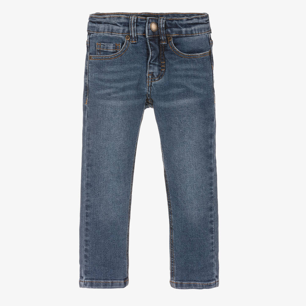 Molo - Boys Blue Slim Fit Denim Jeans | Childrensalon