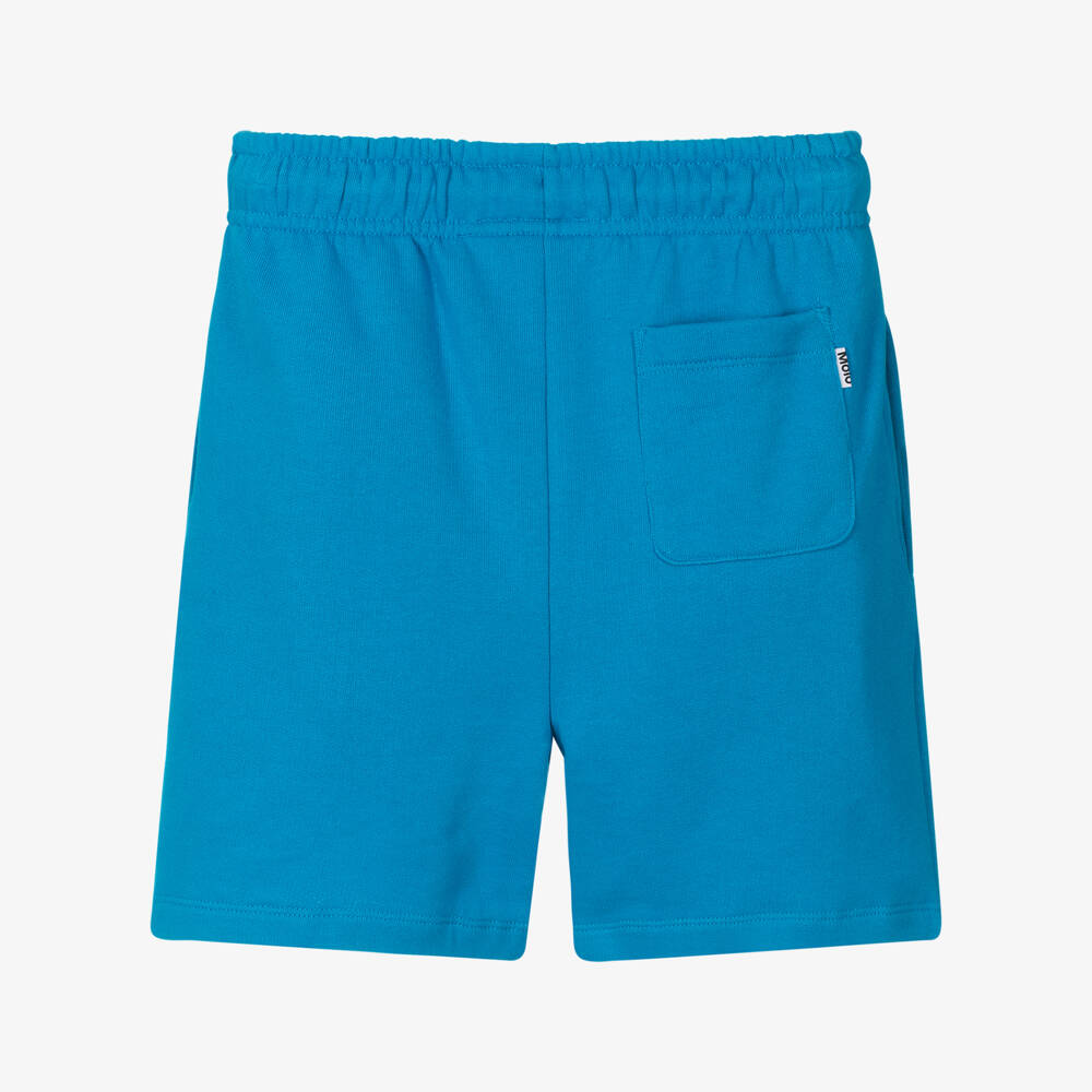 Molo-Boys Blue Soft Jersey Shorts | Childrensalon Outlet