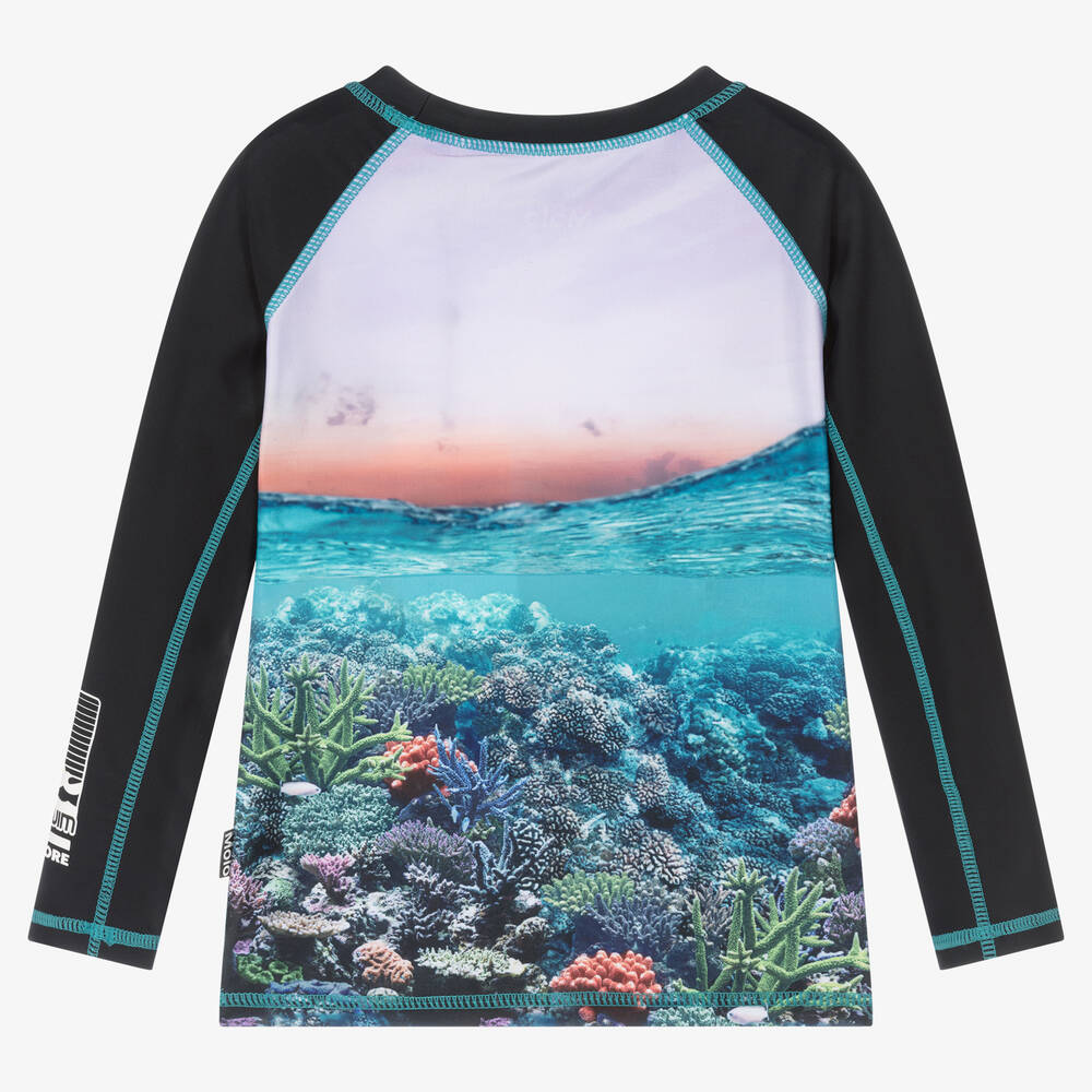 Molo-Boys Blue Sun Protective Top (UPF50+) | Childrensalon Outlet