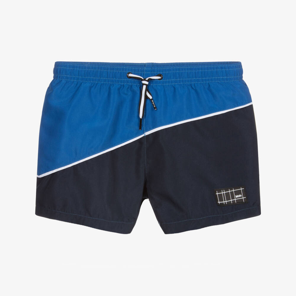 Molo-Boys Blue Swimshorts (UPF50+) | Childrensalon Outlet