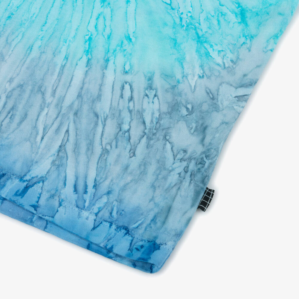 Molo-Boys Blue Tie-Dye Cotton Tee | Childrensalon Outlet