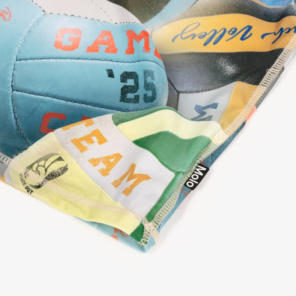 Molo-Синий топ для плавания с принтом волейбола для мальчиков | Childrensalon Outlet