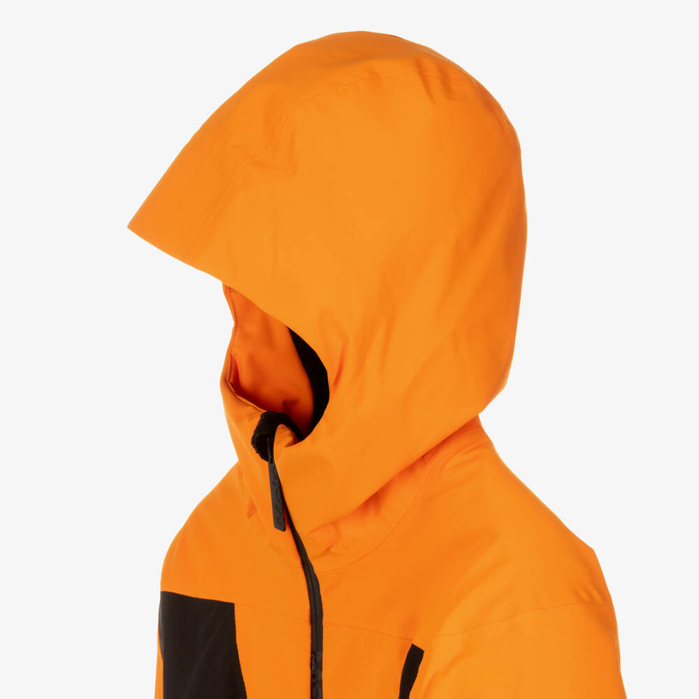 Molo-Boys Bright Orange Technical Ski Jacket | Childrensalon Outlet