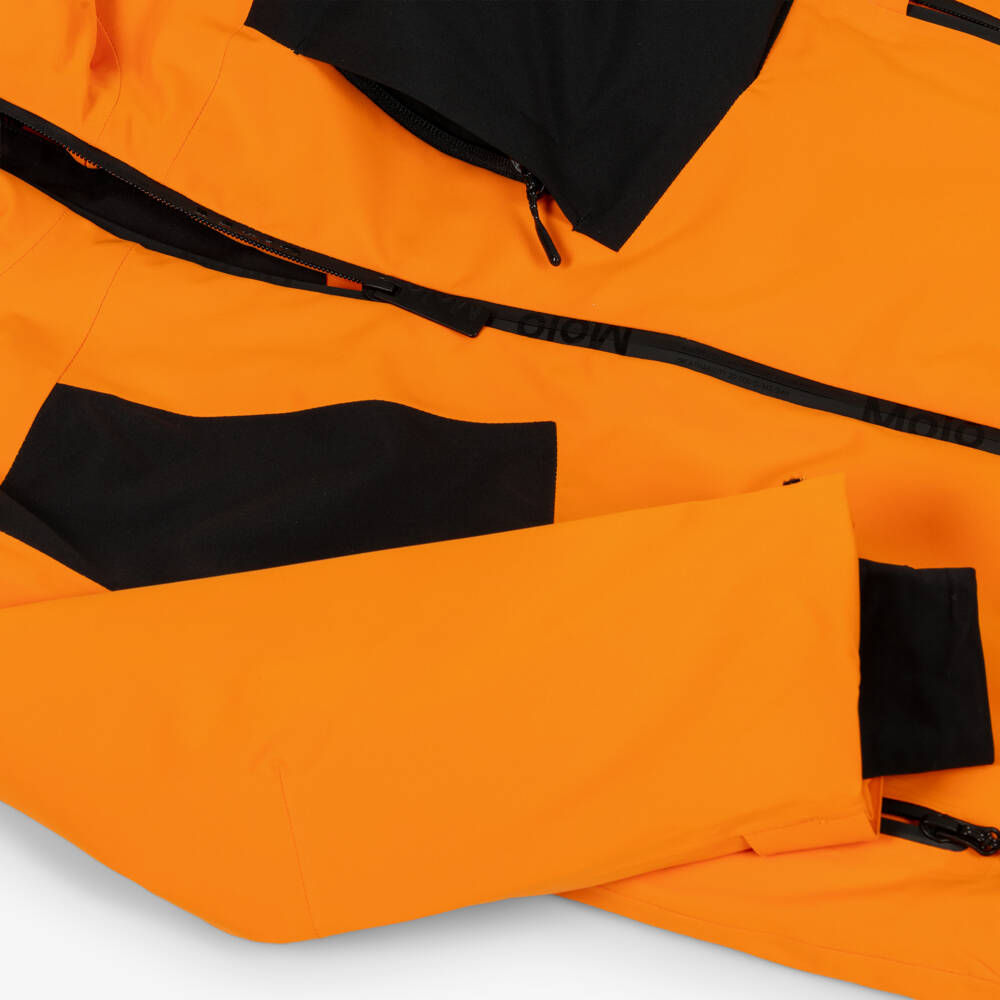 Molo-Boys Bright Orange Technical Ski Jacket | Childrensalon Outlet
