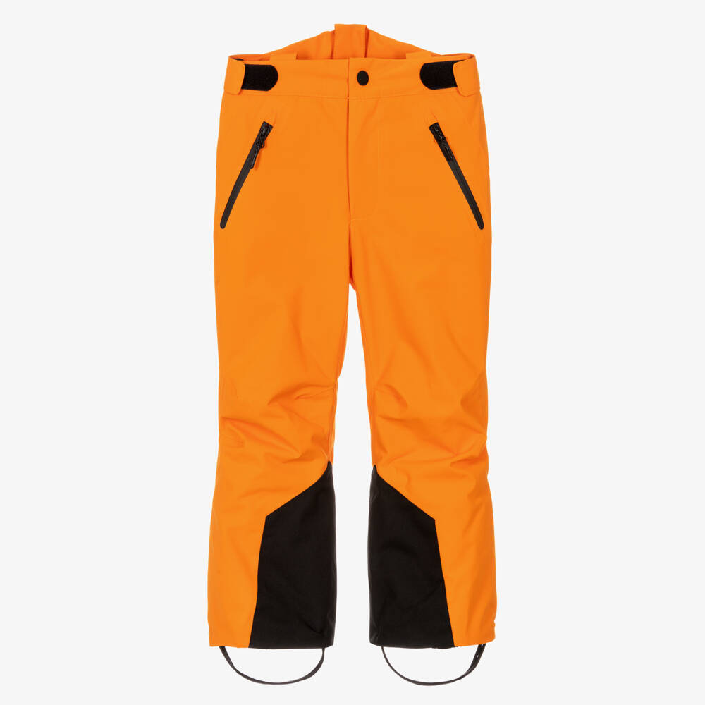 Molo-Boys Bright Orange Waterproof Ski Trousers | Childrensalon Outlet