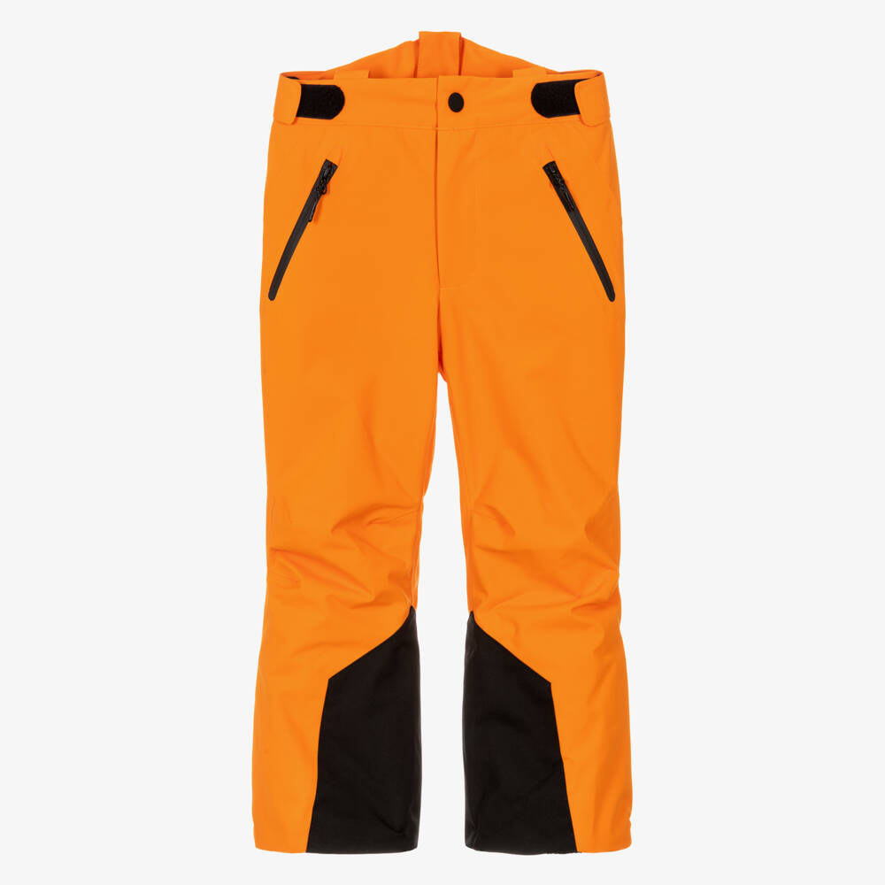 Molo-Boys Bright Orange Waterproof Ski Trousers | Childrensalon Outlet
