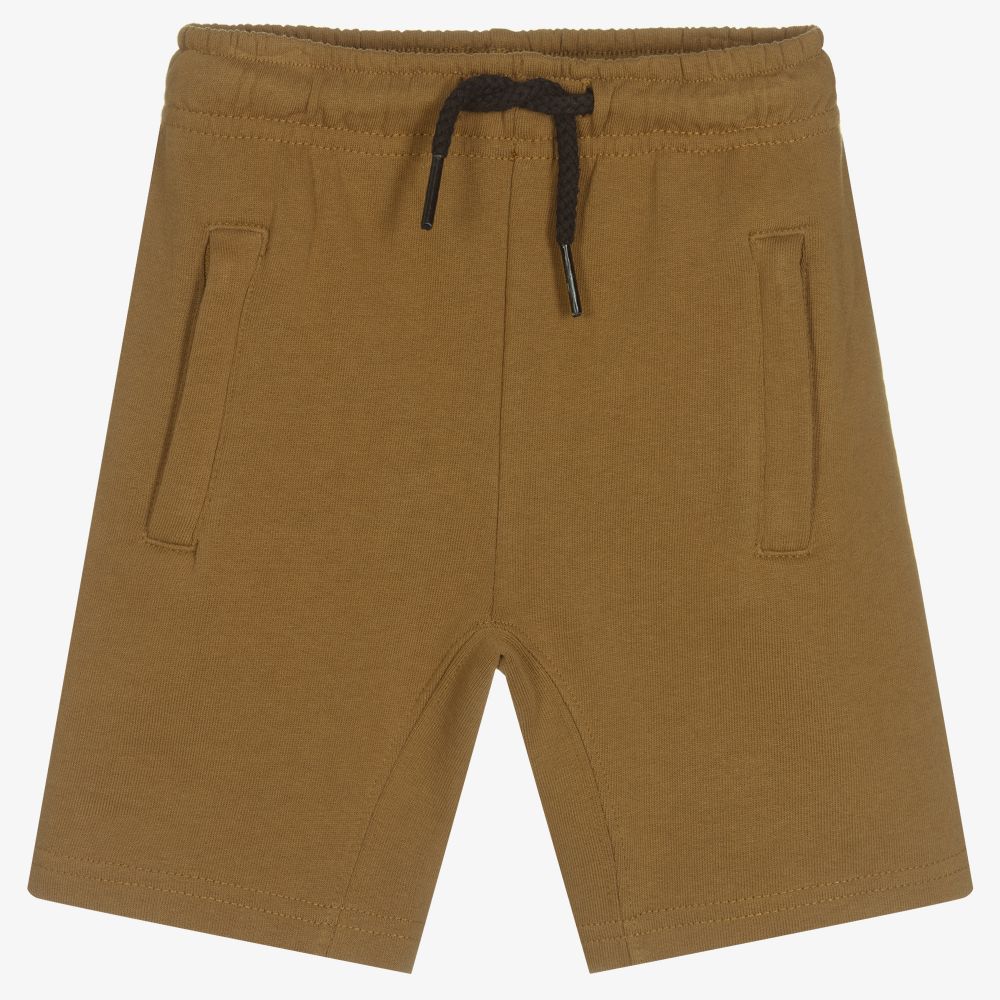 Molo - Boys Brown Jersey Shorts | Childrensalon