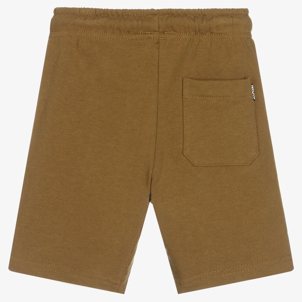 Molo-Boys Brown Jersey Shorts | Childrensalon Outlet