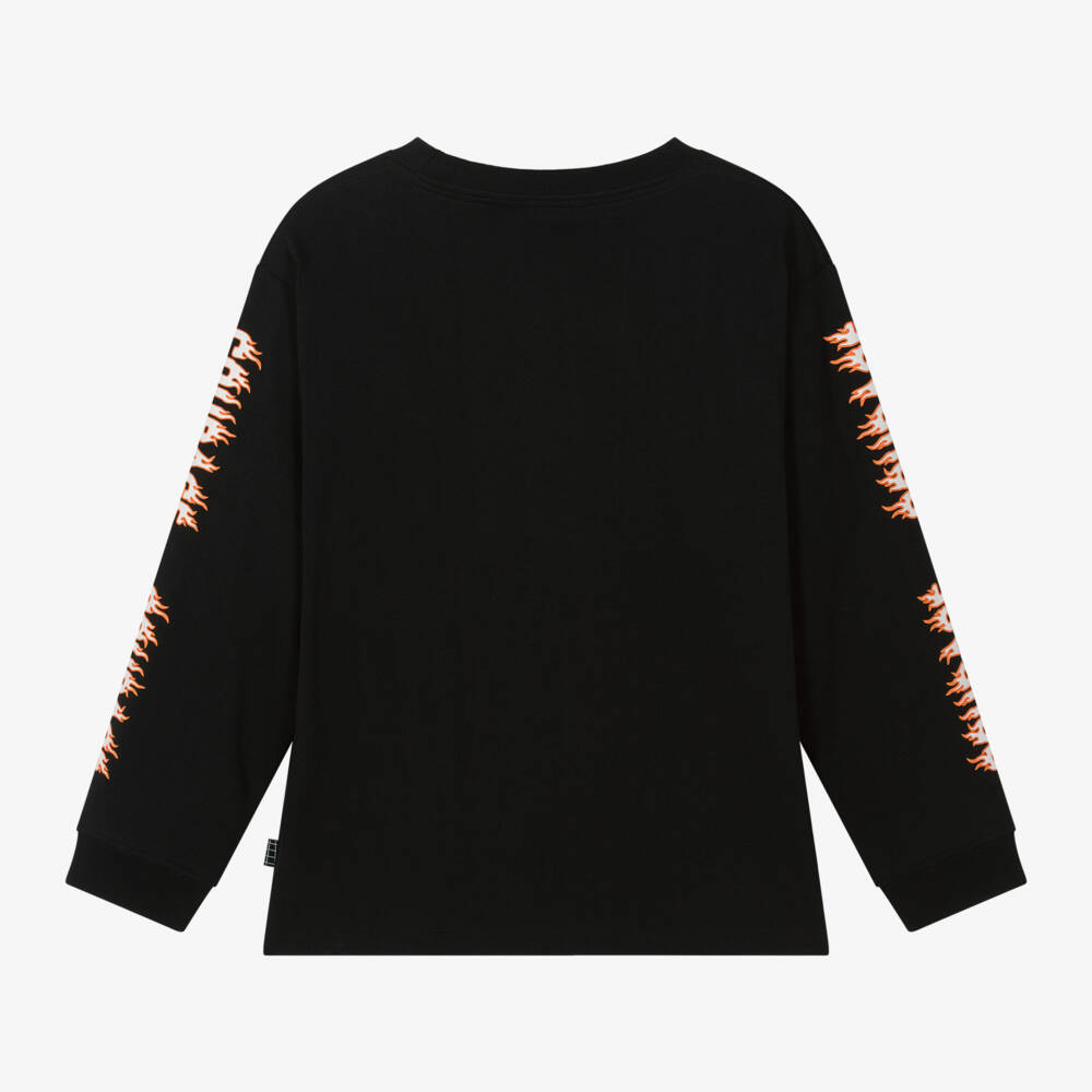 Molo-Boys Charcoal Organic Adventure Tee | Childrensalon Outlet