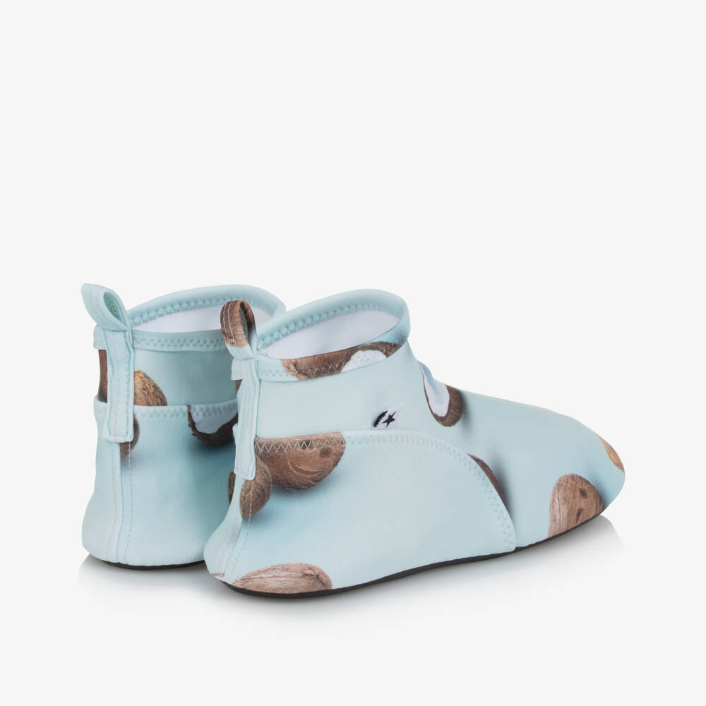 Molo-Boys Coconut Print Aqua Shoes | Childrensalon Outlet