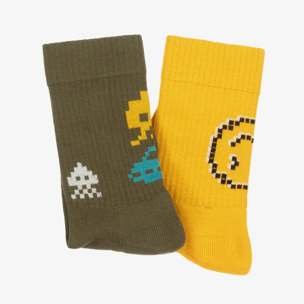 Molo-Boys Colourful Cotton Socks Duo | Childrensalon Outlet