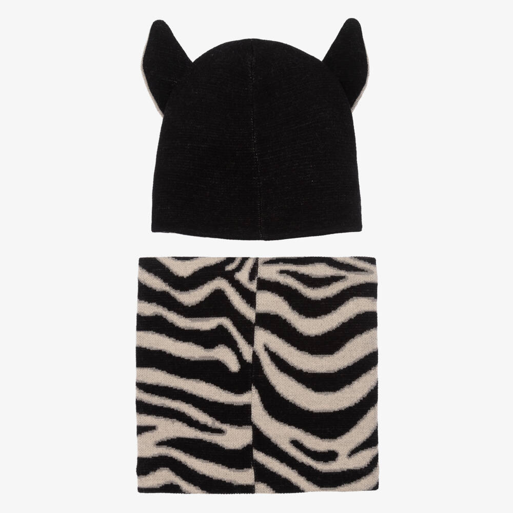 Molo-Boys Cosy Knit Zebra Set | Childrensalon Outlet