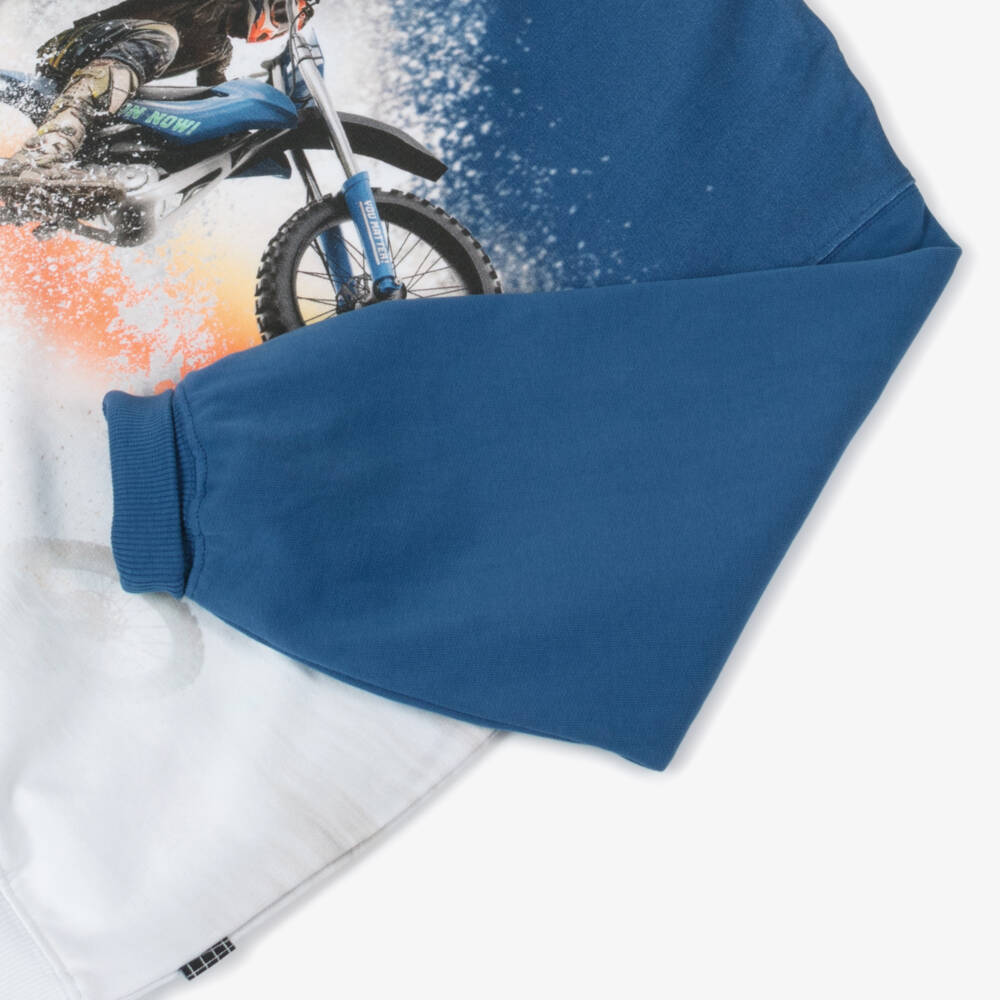 Molo-Boys Cotton Blue Adventure Top | Childrensalon Outlet